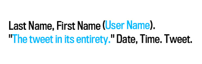 Create your citations, reference lists and bibliographies automatically using the apa, mla, chicago, or harvard referencing styles. How Do You Cite A Tweet In An Academic Paper The Atlantic