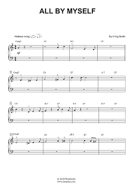 F#m/eb cdim7/eb db/f by my self by myself any more. Klavier Musiknoten All By Myself Sehr Leichte Stufe Mit Orchester Berlin