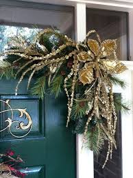 Christmas Swags For Door Frames Mirrors By Greatwoodflorals 85 00 Christmas Door Decorations Christmas Swags Christmas Wreaths