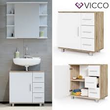 Maybe you would like to learn more about one of these? Armoire Sous Lavabo Vicco Illias Armoire De Salle De Bain Blanche Sonoma Meuble De Salle De Bain Sous Lavabo Cdiscount Maison