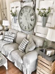 My New Oversized Farmhouse Clock Bless This Nest Farm House Living Room Farmhouse Living Room Furniture Farmhouse Decor Living Room
