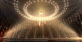 Golden Light Stage Stage Lighting Design Greenscreen Beautiful Backgrounds