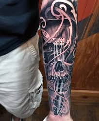 An armband tattoo essentially takes the shape of a bracelet. 60 Music Sleeve Tattoos For Men Lyrical Ink Design Ideas