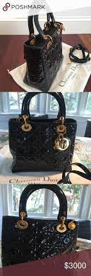 Lady Dior Hand Bag Medium New Medium Lady Dior Patent Leather Handbag Neve Dior Purse Ideas Of Dior Purse Dior Purse Patent Leather Handbags Lady Dior