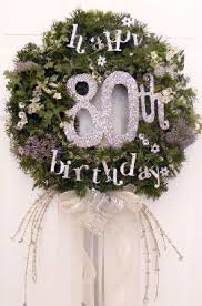 80th Birthday Decorations For Woman 80th Birthday Decorations 80th Birthday Decorations Birthday Wreath 80th Birthday Party Decorations