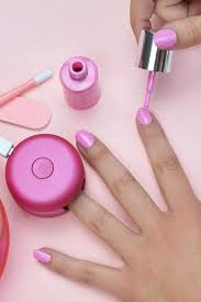 Gel nail polish starter kit. This Nail Kit Is Perfect For Diy Gel Manicures And Shaped Like A Macaron Gel Manicure Diy Gel Manicure Diy Pedicure