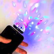 Black Phone Disco Light Kikkerland Design Inc