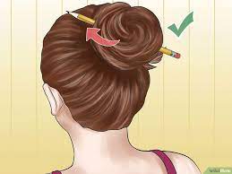 4 Ways To Put Your Hair Up With A Pencil Up Hairstyles Hair Long Hair Styles