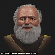 Scientists reveal the TRUE face of Santa Claus for the first time in almost  1,700 years
