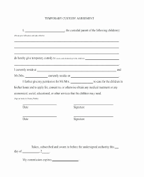 Long Distance Parenting Plan Template Best Of Temporary Guardianship Forms Custody Agreement Child Custody Joint Custody