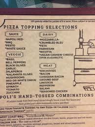 Round or deep dish deep dish $1 extra. Napoli Pizzeria Vacaville California Restaurant Happycow
