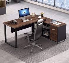 L shaped dual motor electric height adustable standing desk, 48 computer corner desk, home gaming desk, office writing workstation, black. 6 Beautiful L Shaped Desks For Mid Century Office Cute Furniture