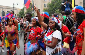 Share haitian flag day may 18 2021 with your friends. West Indian Day Parade Nyc Blessed Are The Meek Carnival Outfits Haitian Wedding Caribbean Carnival