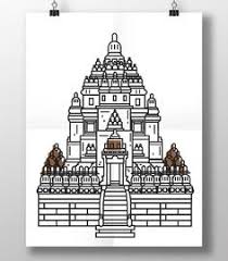 Old stone small hindu temple candi arjuna dieng plateau java stock via alamy.com. Sketsa Candi Prambanan Simple