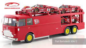 Maybe you would like to learn more about one of these? Norev 1 18 Fiat Bartoletti 306 2 Racing Transporter Ferrari Jcb Racing Red 187701 Model Car 187701 3551091877011