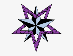Also, this star tattoo sometimes shows the cycle of life. Purple Star And Nautical Star Tattoo Design Tattoo Nautical Star Designs Transparent Png 600x579 Free Download On Nicepng