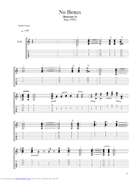 No Bones Guitar Pro Tab By Dinosaur Jr Musicnoteslib Com