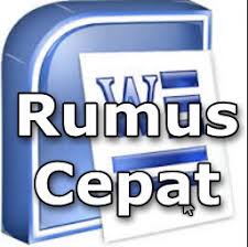 Jika jendela word anda sempit, klik data terlebih dahulu untuk membuka menunya, lalu klik rumus. Kumpulan Rumus Cepat Microsoft Word Lengkap Administrasi Keguruan