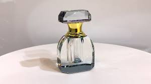 Empty Crystal Vintage Perfume Bottle Antique Perfume Container Glass Bottle Refillable Bottle Gift Video Antique Perfume Bottles Perfume Bottles Broken Glass Art