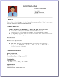 Grab precious resume format for freshers and experienced candidates. Simple Job Resume Format For Freshers Vincegray2014