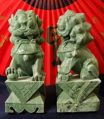 Maybe you would like to learn more about one of these? Green Jade Foo Dogs 20 Inch Tall