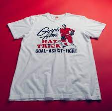 Gordie Howe Hat Trick Vintage Inspired Outfits My T Shirt Mens Tops