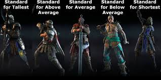 The Un Official Height Chart V2 Forhonor