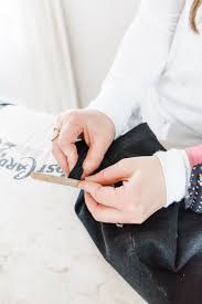 I'm not exactly rich so i can't buy as many or all the brands i would like to, but i still enjoy buying a new pair every now and then. How To Hem Your Own Pants So They Look Like The Original Dress Cori Lynn