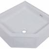 Shower liner and concrete shower base. 1
