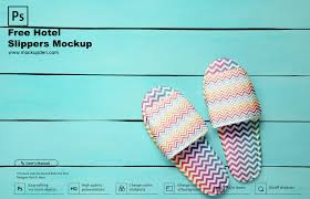 Free Hotel Slipper Mockup Psd Template In 2020 Mockup Psd Free Hotel Mockup