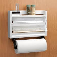 Maybe you would like to learn more about one of these? The Ultimate Kitchen 3 In 1 Dispenser Paper Towel Holder Spice Rack Foil Wax Kennedyhome Kitchen Roll Holder Kitchen Roll Paper Towel Holder
