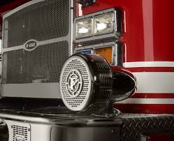 Q Siren Federal Signal Engine 33 of the new york city fire department responding on siren and lights from their quarters. q siren federal signal