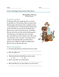 Printable Reading Passages Withns And Answers 6th Grade Level 3rd Fundacion Luchadoresav