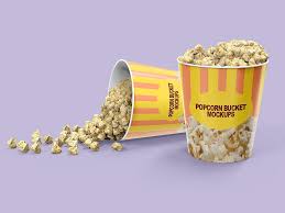 Popcorn Bucket Packaging Mockups On Behance Com Imagens