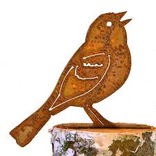Garden Design Vesper Elegant Garden Design Vesper Sparrow Steel Silhouette With Rusty Patina Garden Decor