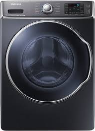 Total capacity 8 wash cycles 9 options 4 spin speeds 4 temperatures vrt plus technology smart care self clean+ diamond drum interior energy star certified black stainless steel finish stacking kit skk7a. Best Buy Samsung 5 6 Cu Ft 15 Cycle High Efficiency Steam Front Loading Washer Onyx Wf56h9100ag