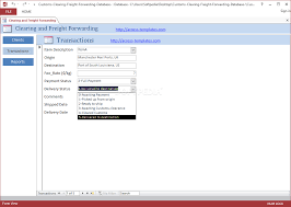 Diese beispieldatenbankvorlage zeigt, wie access kunden, bestellungen, inventar, einkauf, lieferanten, versand und mitarbeiter von kleinunternehmen verwalten kann. Download Freight Forwarding And Shipping Management Access Database Templates 1 0