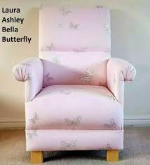 Laura Ashley Bella Butterfly Fabric Adult Chair Pink Nursery Armchair Butterflies Bedroom Lilac Chairs For Cherubs