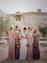 Bridesmaid Dresses In Different Colors Same Tone Bridesmaid Dresses Bridesmaid Wedding Dresses
