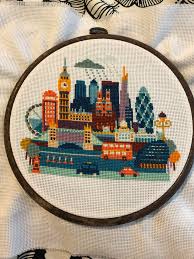 Full stitch, back stitch * suggested fabric and size: Fo Since I Can T Travel I M Going To Do A Cross Stitch For Each Place I Ve Been 1 London Crossstitch