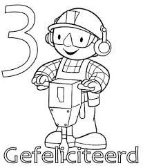 Kids N Fun 24 Kleurplaten Van Bob De Bouwer Verjaardag