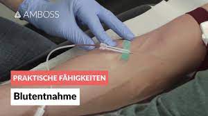 Ein sonderfall beim durchmesser ist flexibles. Blutentnahme Amboss Video Blut Abnehmen Venenpunktion Blutabnahme Youtube