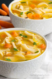 Vegan Chicken Noodle Soup Made With Minimal Ingredients And Lots Of Flavor Vegan Chicken Noodle Soup Vegan Chicken Soup Recipe Whole Food Recipes