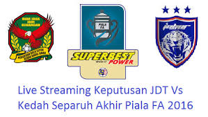 Kesebelasan pemain jdt vs kedah piala malaysia. Live Streaming Keputusan Jdt Vs Kedah Separuh Akhir Piala Fa 2016 Rujukan Dan Panduan Terkini Malaysia