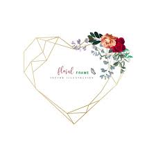 Golden Floral Floralframe Geometricframe Geometric Png And Vector With Transparent Background For Free Download Floral Graphic Design Floral Flower Frame