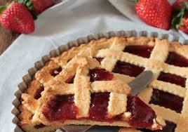 Tarte A La Confiture De Fraises Au Thermomix Plat Et Recette Confiture Fraise Recettes Gastronomiques Recette