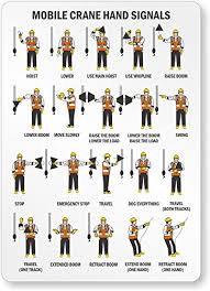 Crane Operator Hand Signal Chart Spanish Buy Online In