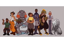 Artstation The Long Way To A Small Angry Planet Character Interpretations Elsa Varland Book Artwork Science Fiction Artwork Character Design