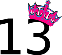 13 Clip Art Clipart Best Lucky Number 13 Lucky 13 Lucky Number