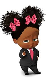 Download African American Girl Boss Baby Pink Bows Edible Cake Topper Image 1 4 Sheet Abpid27726 Walmart Com In 2021 Black Baby Art African American Girl Black Girl Cartoon